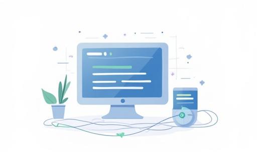 Illustrazione astratta di codice e interfacce web